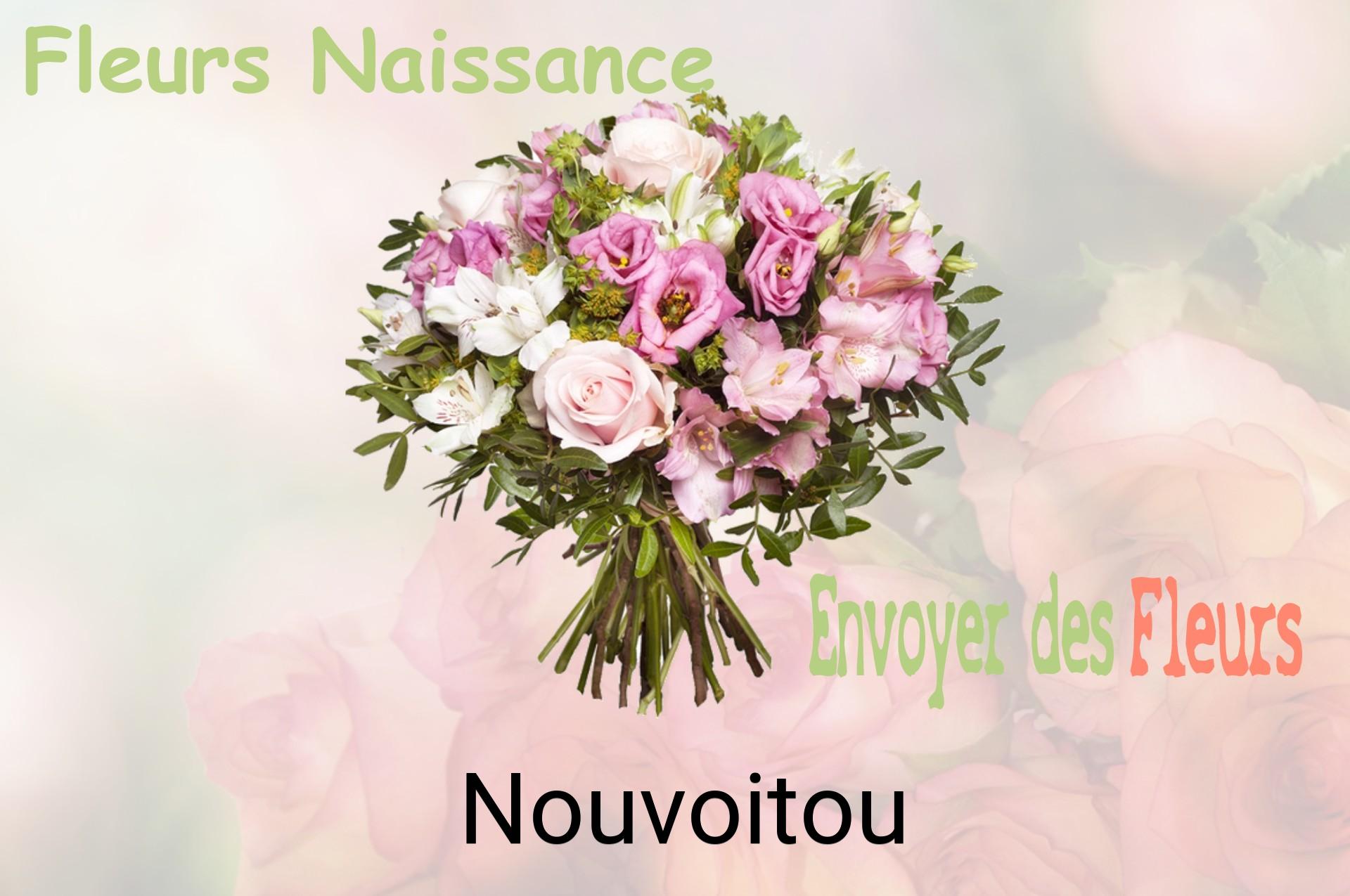 Bouquet de fleurs de naissance livré à Nouvoitou